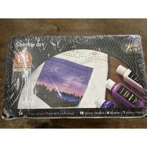 Shuttle Art Fabric Paint 24 Colors
